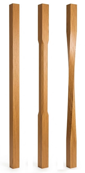 41mm Oak Lacquered Finish Spindles
